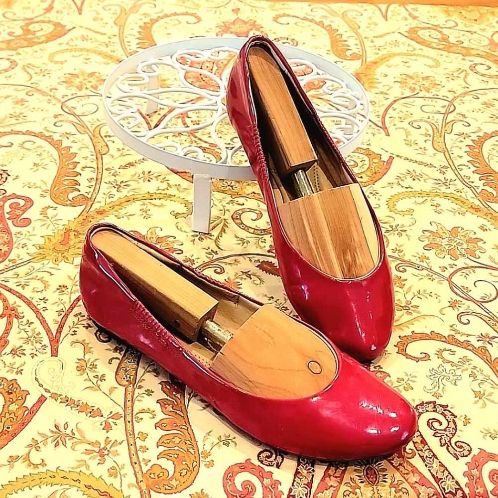 Anacapri Flats, Red, Size 10